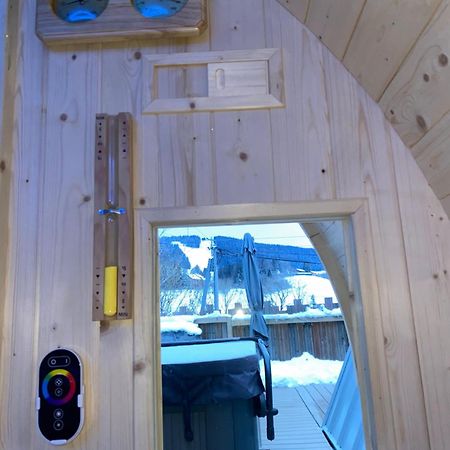 Au-Doux-Altic Chalet Romantique Avec Jacuzzi Et Sauna Métabief 외부 사진