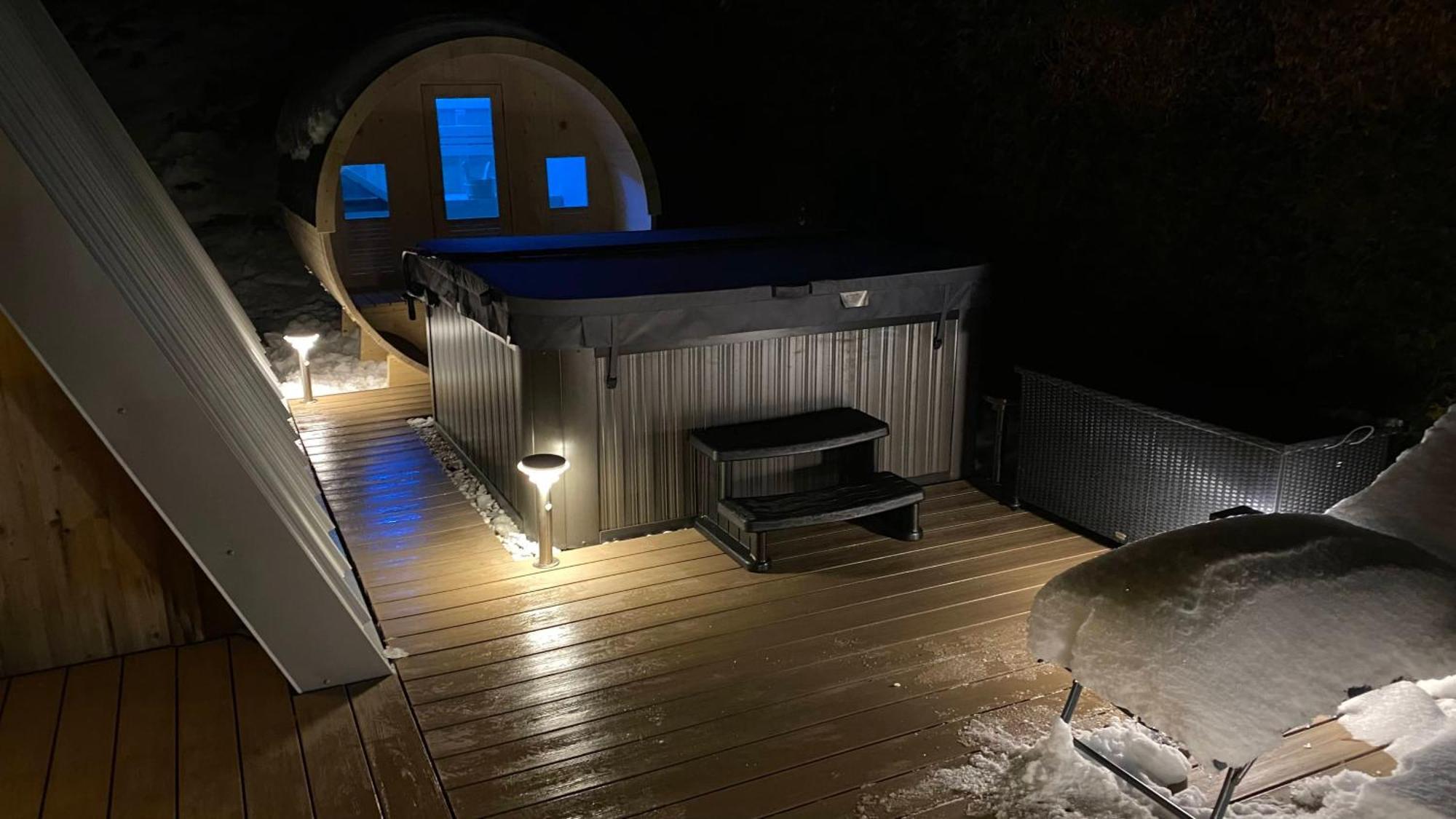 Au-Doux-Altic Chalet Romantique Avec Jacuzzi Et Sauna Métabief 외부 사진